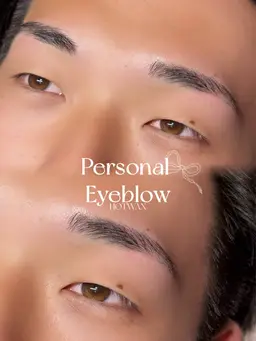 🪞パーソナルアイブロウスタイリング🪞（HotWax脱毛）✅顔型診断、メイク付き、超保湿‼️メンズ🉑