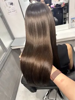 💎11月限定💎カット➕透明感カラー➕Aujua3step➕超音波アイロン【韓国ヘア・レイヤー・骨格・髪質改善・