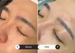 【無料モデル】メンズ眉毛スタイリングWAX×毛流れ改善眉パーマモデル