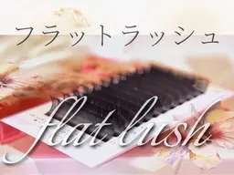 ｟ナチュラル仕上げ｠付け足しにも☆【フラットラッシュ60​〜​80】¥4600