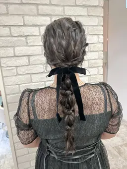〈8月平日限定〉U24限定/ヘアセットモデル👱🏻‍♀️🎀/祭り似合わせヘア👘 /アップスタイル/