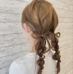 前髪カット+ふわふわヘアセット✨