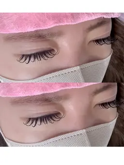 平成ギャルデザイン✨LEDバインドロック✨フラットラッシュ70束140本保証