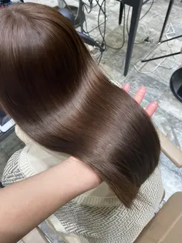❣️透明感カラー＋❣️超音波アイロン付きトリートメント✨【暖色/寒色/韓国風カラー】
