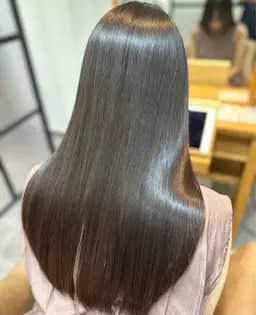 超高濃度水素ケアストレート+カラー+トリートメント