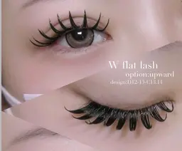 新技術🆕Wフラットラッシュ100本