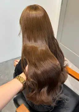 ブリーチなしオリーブ系one color 🧚🍀ロング料金なし✦.*