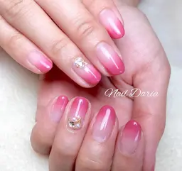 シンプルアートジェルネイル