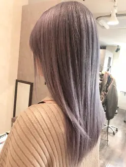 【2回ケアブリーチ】+【イルミナorアディクシーカラー】+【ミルボンTR】+【コテ巻きサービス】