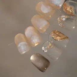 12/12限定💎【定額art5本コース💕】hand (オフ1100円・自爪育成ケア付き)