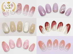 ☆Jr.ネイリスト価格☆多数のデザインから選べる♪定額シンプルAコース／7370円→4070円ソフトジェルオフ無料