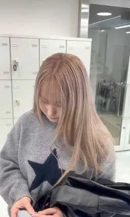 【🐈‍⬛ハイトーンにしたい方🐈‍⬛】ケアブリーチ付きダブルカラー🥣🪄