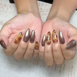 【初回オフ無料ケア込み】長さだし10本🌈ワンカラー✨