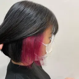 🐥インナーケアブリーチ+全体カラー+シルクトリートメント🐥