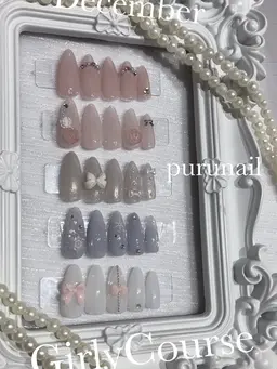 ガーリー🪞定額コース【パーツ・ベースカラー色変え🆗】【オフあり】