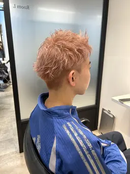 刈り上げ、顔まわりのみメンテナンスカット