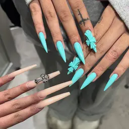 《オフあり》🎀 チップスカルプ長さだし ワンカラーorラメグラコース🌟