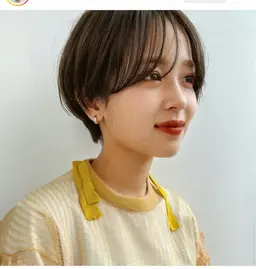 👂🖤耳掛けショート