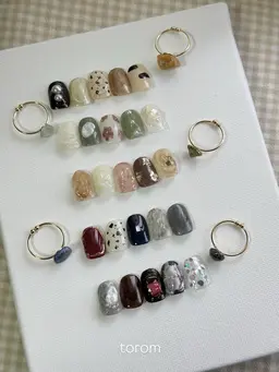 オフ込み定額デザインネイルモデル🤍(select 5designs)