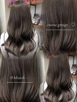 【ブリーチなしで透明感🤍】ブリーチなしダブルカラー💌