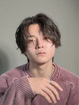 【🥉イケてる髪色に🥉】メンズカット＋カラー＋外部補修トリートメント(黒染め、白髪染めのみ)