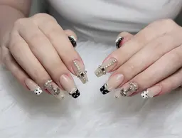 💅[自爪]10本デザインやり・パーツつけ放題❤️‍🔥❤️‍🔥❤️‍🔥
