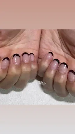 ネイルモデル【Hand】フレンチ※ご新規様付け替えオフ無料