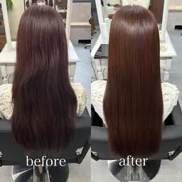 【2回目以降の方】髪質改善キュアエステ+毛先のみのメンテナンスカット