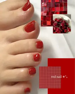 【オフなし ご新規様限定🌹】フットワンカラー⚠️注意事項必読⚠️