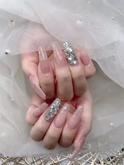 ❤️【☆練習モデルコース】Hand 長さだし+2本パーツつけ放題】♡持ち画像OK￥6000