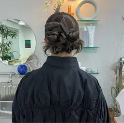 早朝タイトヘアセット🎀➕メイク