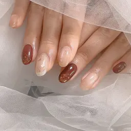 🉐平日限定クーポン【10本デザイン🎄¥4000】他店オフ、長さだしや補強も4本まで料金込み⋈*｡ﾟ