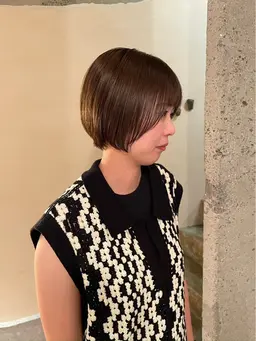 【ショート/ボブに切らせてくれる方💓】似合わせカット＋イルミナカラー＋うる艶トリートメント
