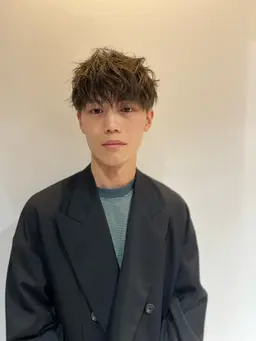 メンズカット+パーマ【フェザー、シャドウ、ツイスパ】