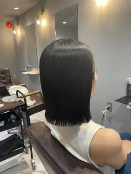 【サラ艶美髪へ】縮毛矯正+最高級TOKIOトリートメント💎※ブリーチ毛不可