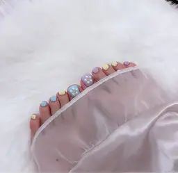 foot nailアート2本無料🌈 💕🎶