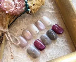 【今だけ限定‼️】ソフトジェルネイルオフ無料✨️定額ネイルコース 1500円OFF