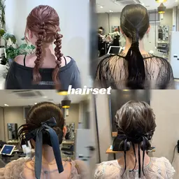 パーティーヘアセット🎀【カチモリ・タイトヘア】໒꒱
