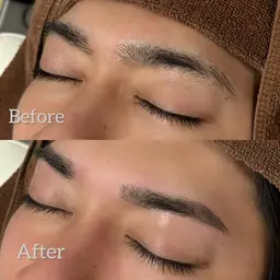メンズアイブロウワックス脱毛