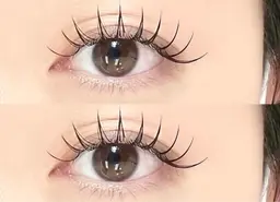 【ぱっちり束感デザイン対応】🎀超軽量フラットラッシュ上100本 下20本 ¥6980→5500