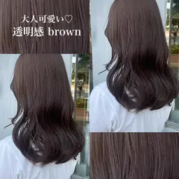 【透明感ブラウン🤎】秋にぴったり❕ブラウンワンカラー＋保湿トリートメント🤎