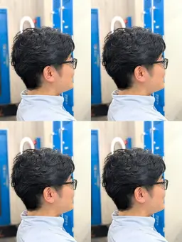 ★メンズ★トレンドのメンズカット➕ケアニュアンスパーマ★【フェード/フェザーパーマ/ニュアンスパーマ/メンズパーマ】