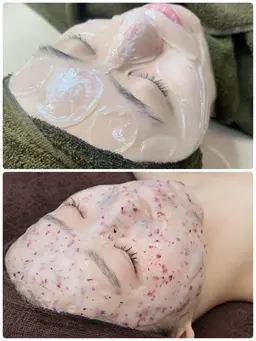 話題のフェイシャルワックス  『潤艶WAX®』にぷるぷるマスク付きで更に透明感ある艶肌へ🎀産毛/毛穴/くすみに◎
