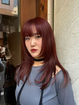 【🍊ワンカラー➕前髪カット🍊】