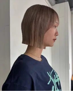 🌷切りっぱなしボブ➕カラー🌷🫧2cm以上切らせていただける方🫧切りっぱなしボブ限定で募集しております🫶🏻