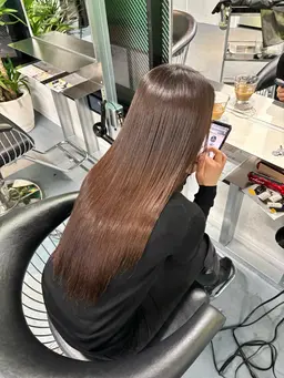 縮毛矯正テストモデル