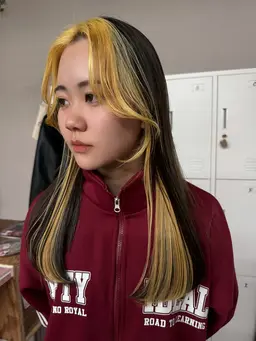 ‪💗顔まわりインナー+前処理付きケアカラー🫖🎀