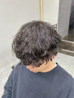 【🐈‍⬛期間限定クーポン🐈‍⬛】デザインカット➕シャドウパーマ［メンズカット／メンズパーマ／シャドウパーマ］