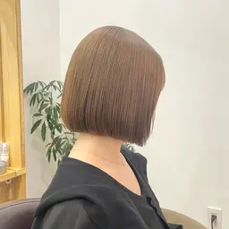 ボブカット＋ワンカラー💞＋超音波トリートメント✨