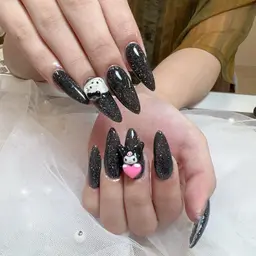 💐【初回ジェルオフ無料ケア込み】 スカルプ長さだしマグネット/ワンカラ/ラメグラ➕パーツ2個デザイン🩷🤍🩵